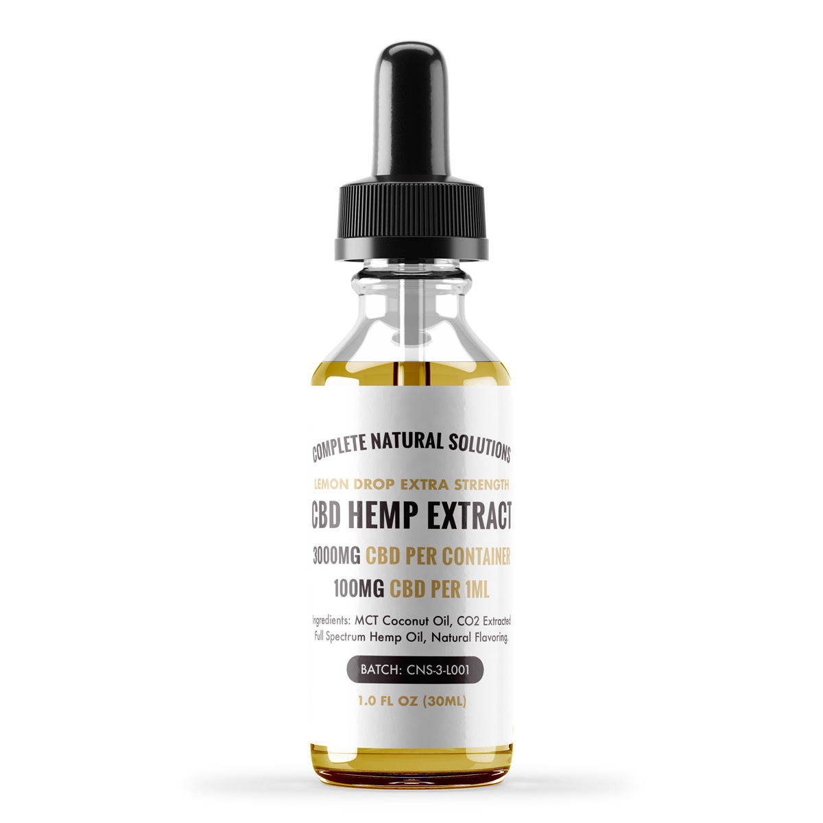 Complete Natural Solutions 3000mg CBD Hemp Extract